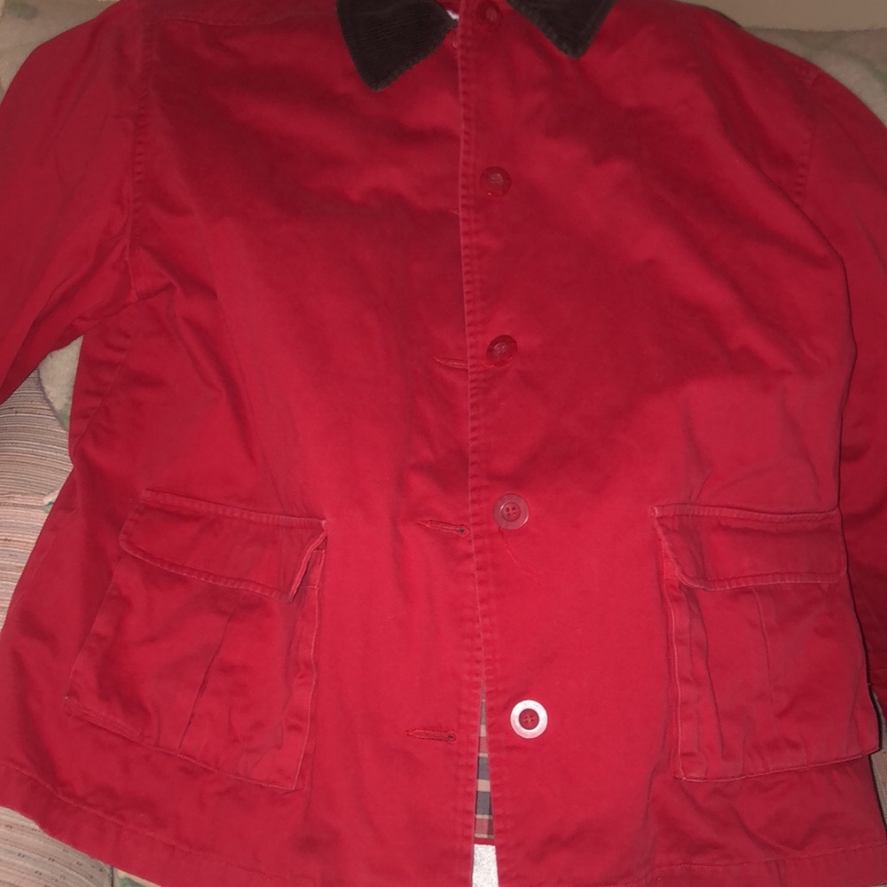 Women's Red Trench Coat